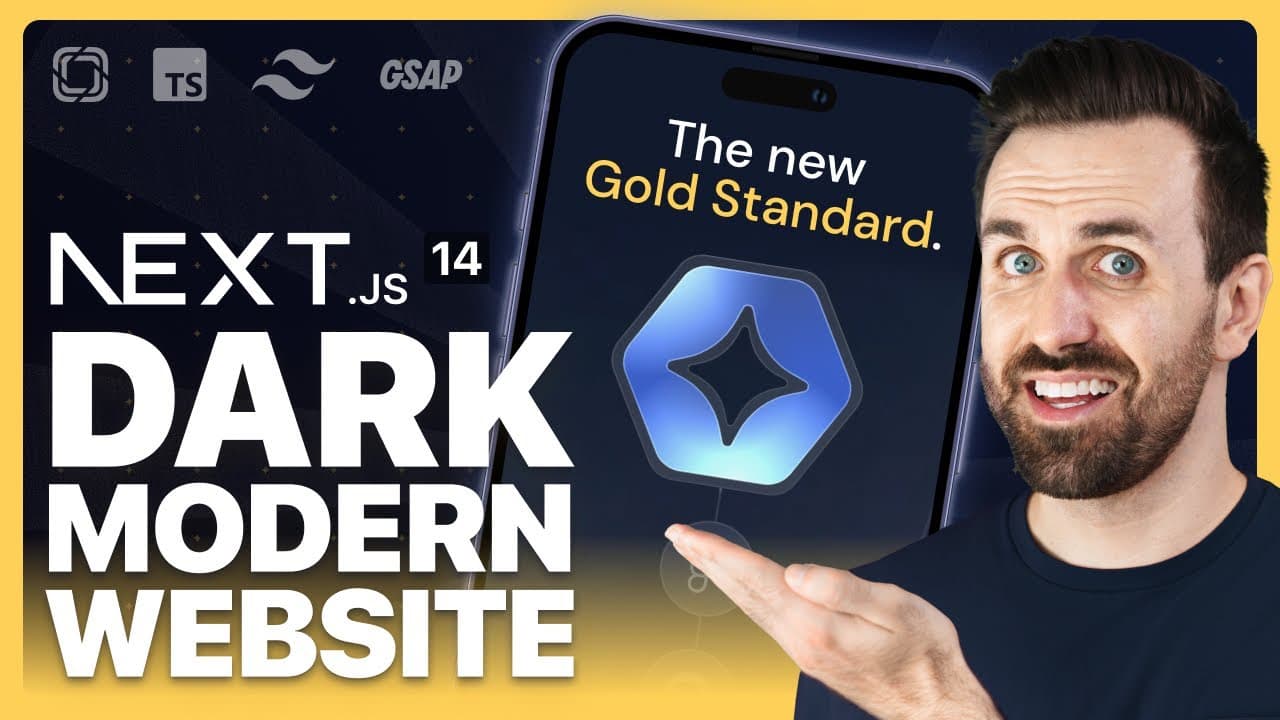 Next.js Dark Modern Website