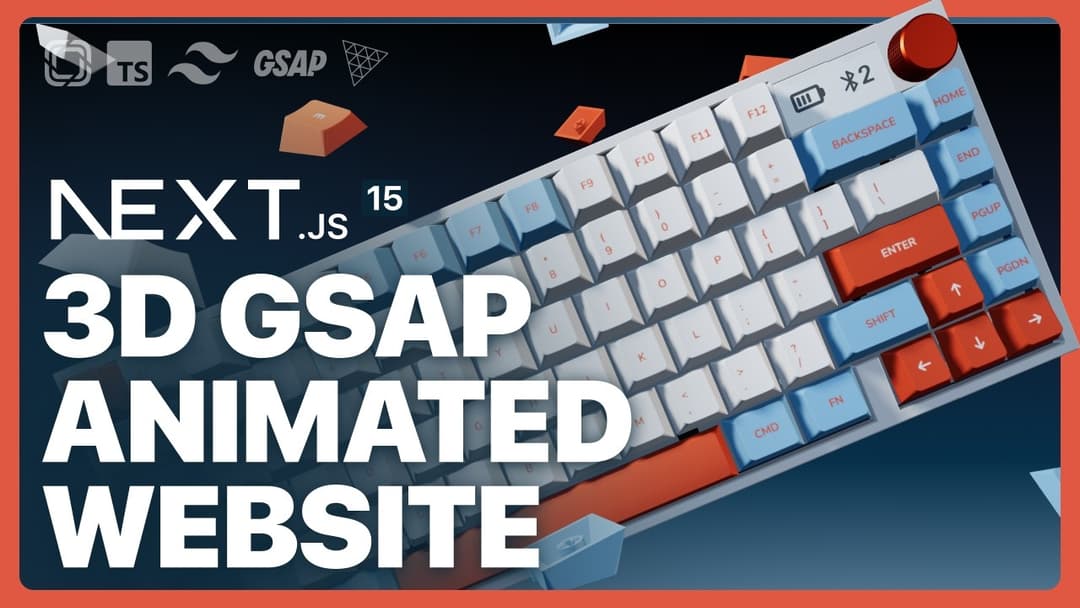 3D Animated Keyboard Course: Premium Tutorial