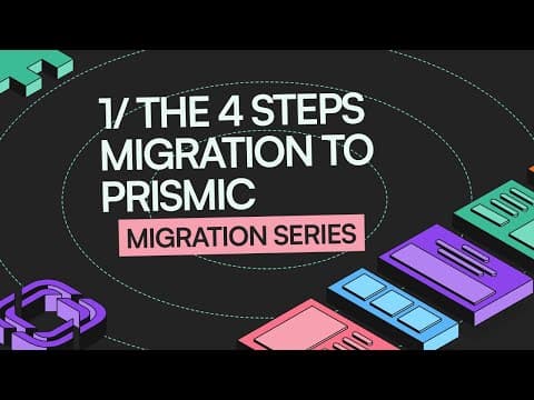 Migrate from your existing CMS to Prismic in 4 steps