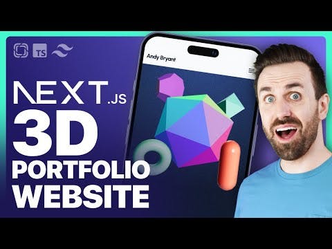 Create a Stunning 3D Animated Portfolio Website with Next.js 14, Three.js, GSAP, and Prismic