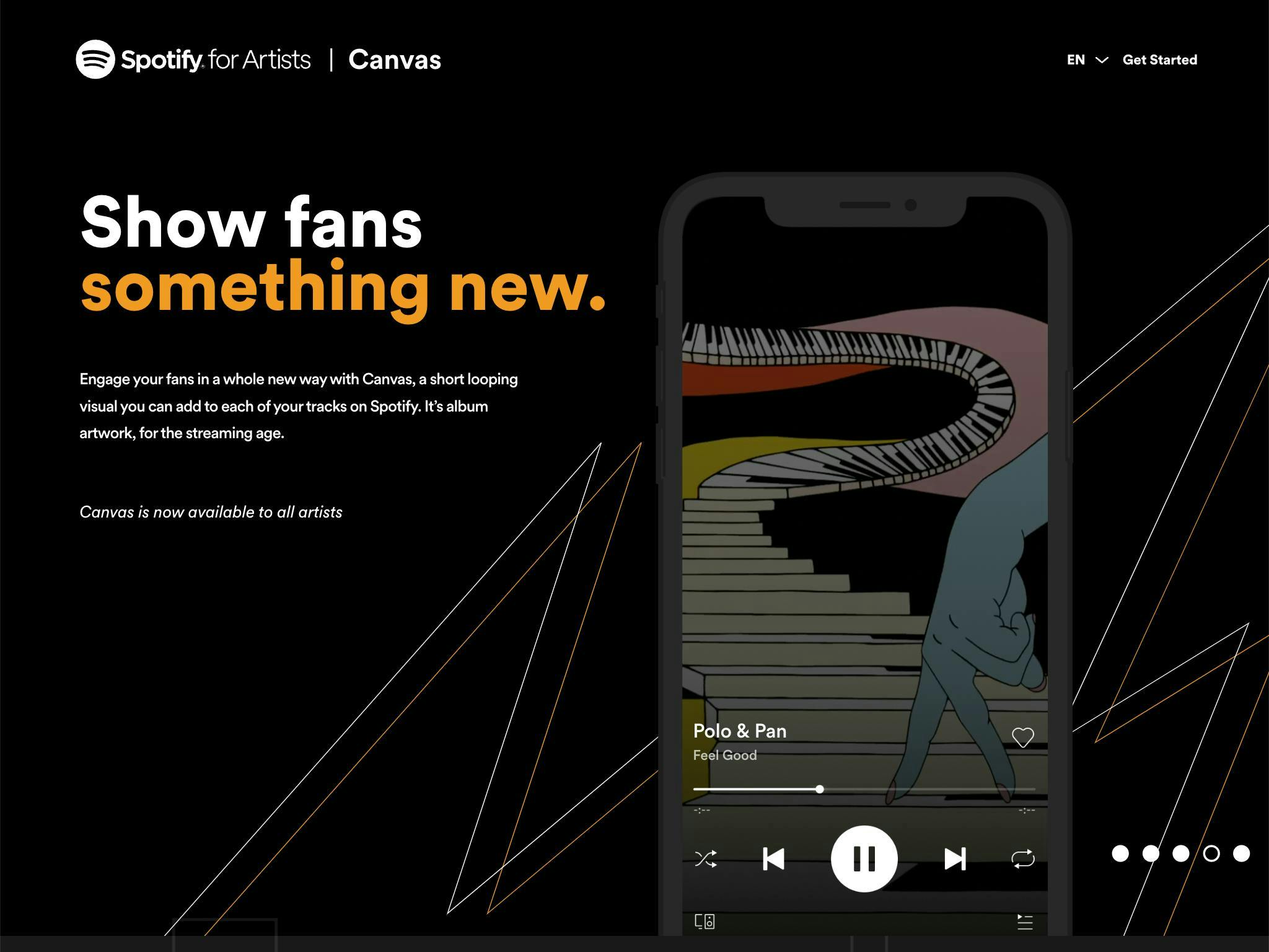Spotify for Artists Website