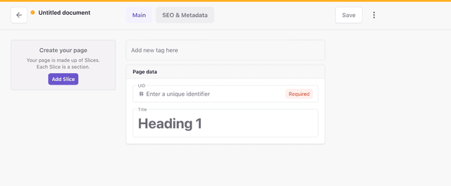 Create pages — Prismic Docs