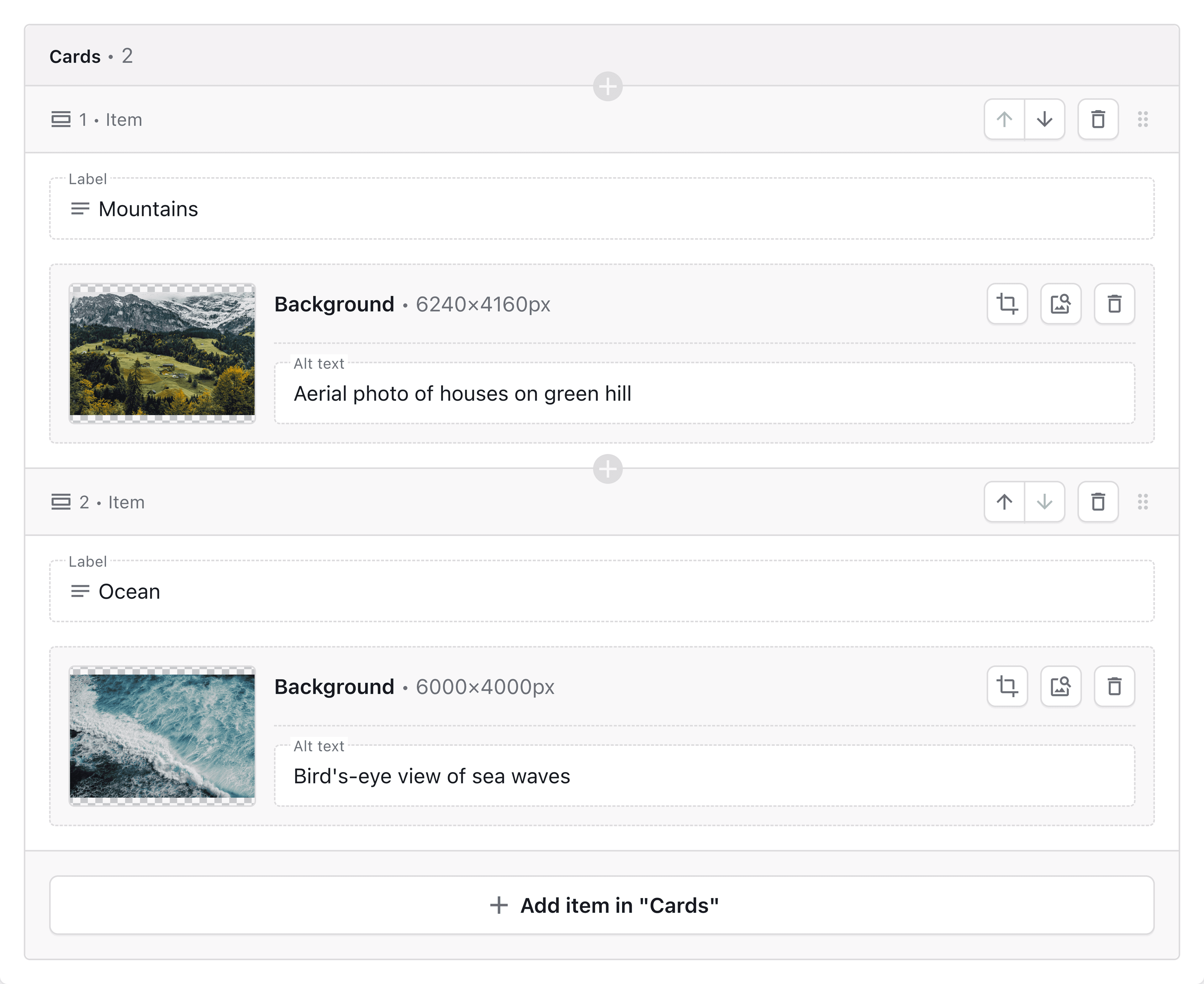 Repeatable group — Prismic Docs