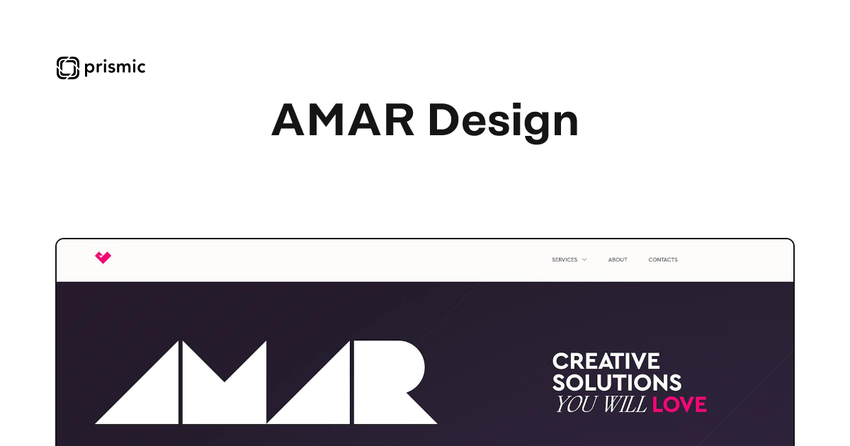 AMAR Design - Hire a Prismic Partner