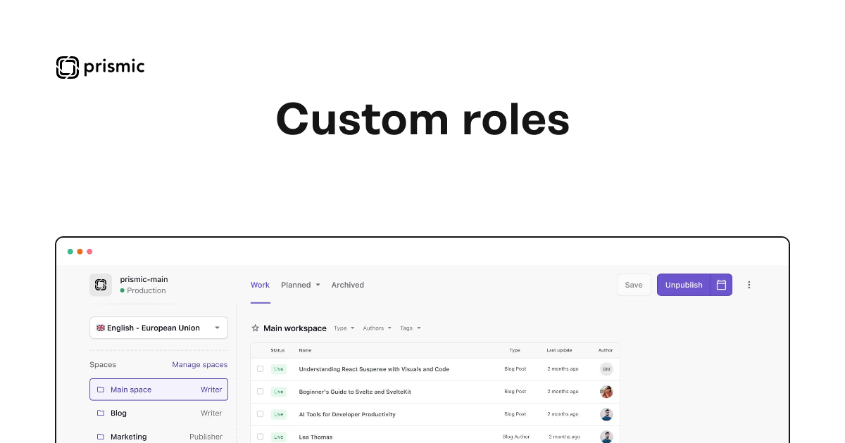 Custom Roles: Manage Team Access & Permissions